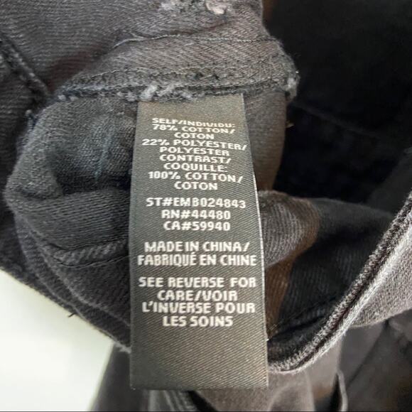 Elwood Bib Overalls Black Denim With 1 Plaid Yellow Strap Size 38 - Picture 6 of 12